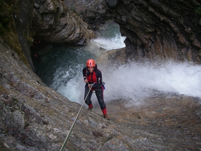 Descenso por el tobogan